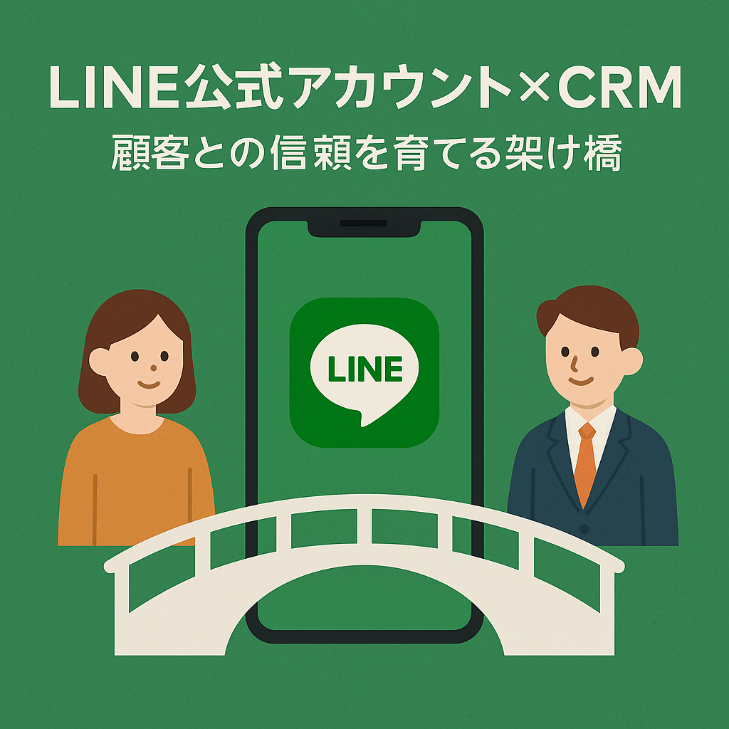 LINE公式アカウントがCRM・ナーチャリングに効果的
