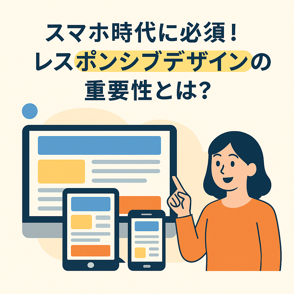 スマホ時代に必須！レスポンシブデザインの重要性とは？